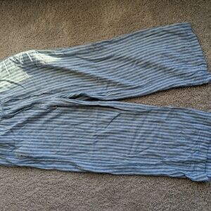 Old Navy Blue and White Striped Pants